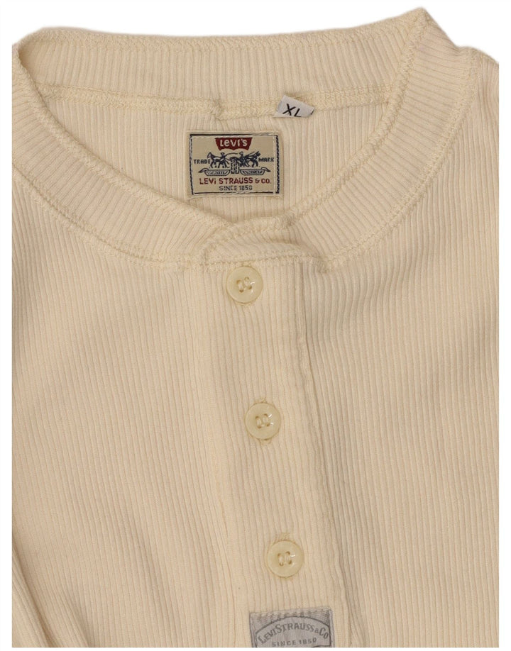 Γυναικείο T-Shirt LEVI'S Top UK 18 XL Off White
