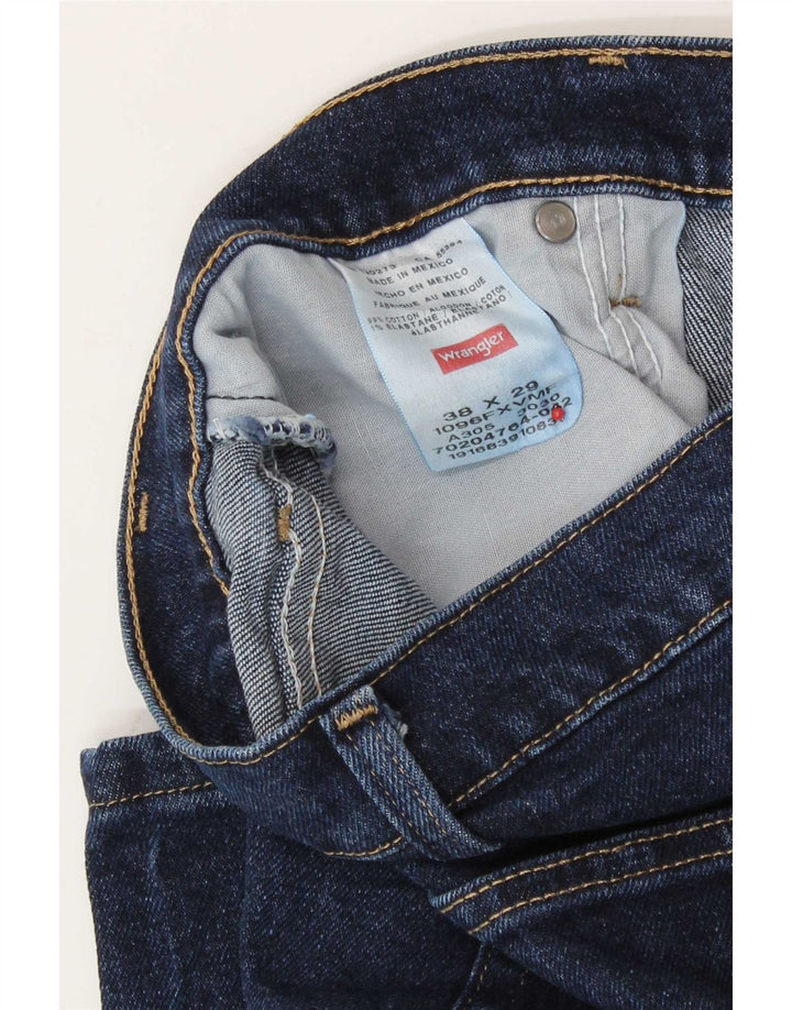 Ανδρικό τζιν Wrangler ίσιο W38 L29 Navy Blue Cotton