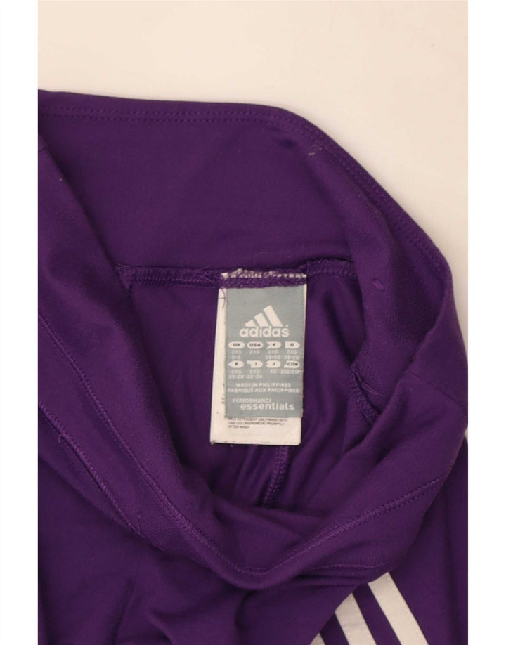 Adidas Γυναικεία κολάν Climalite UK 0/2 2XS Purple Polyester