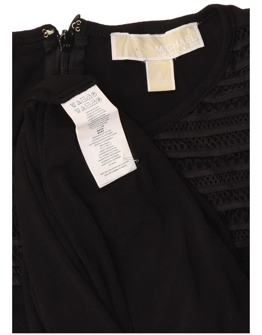 Michael Kors Γυναικεία Ολόσωμη φόρμα UK 10 Small Black Polyester