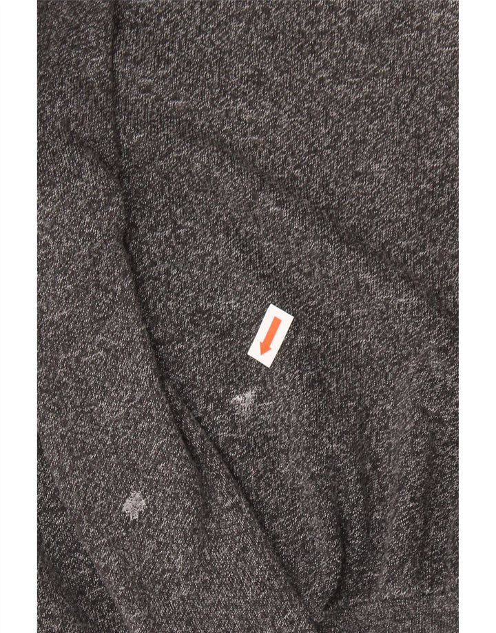 CHAMPION Mens Graphic Zip Neck Sweatshirt Jumper 2XL Grey Vintage Champion and Second-Hand Champion from Messina Hembry 