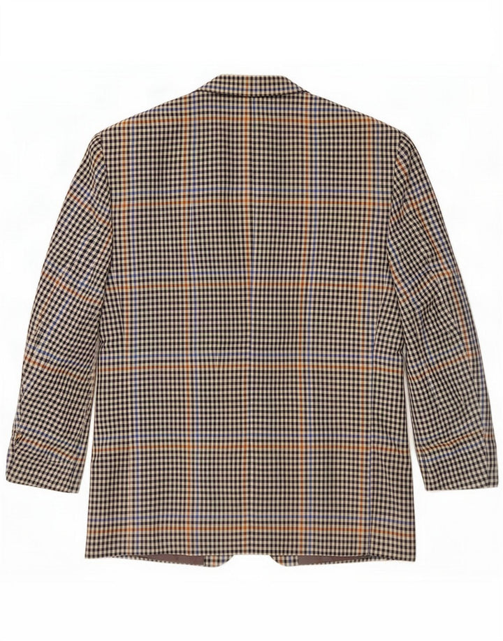 Ferre Mens 2 Button Blazer Jacket IT 52 XL Πολύχρωμο Gingham