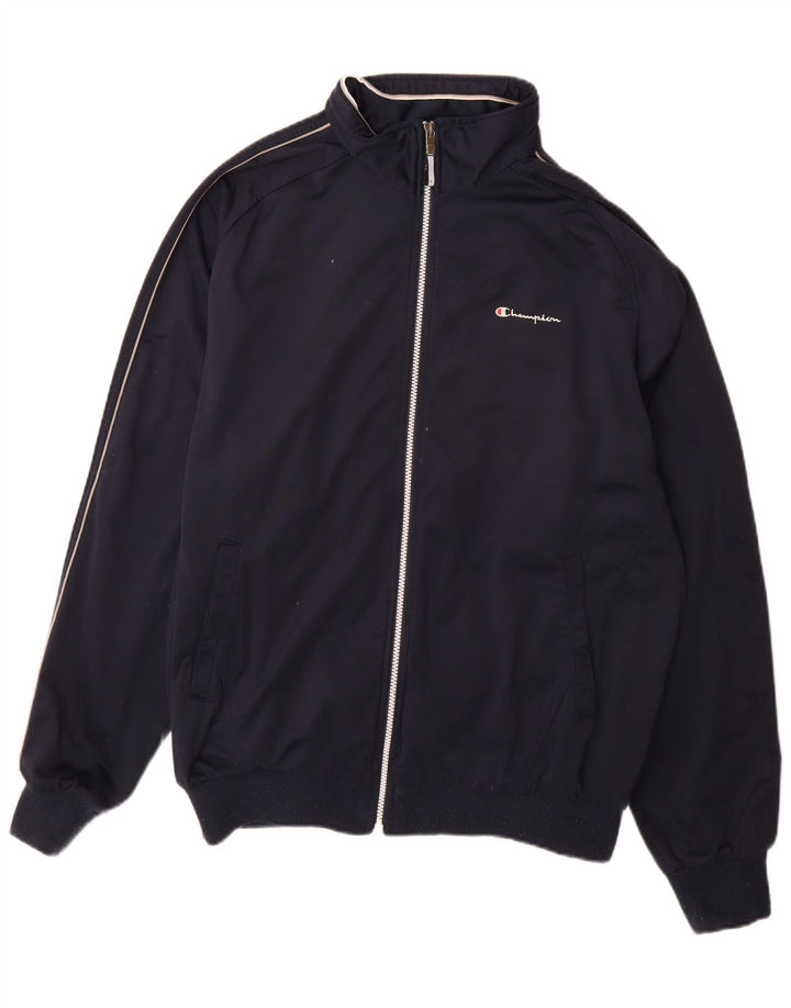 Ανδρική φόρμα Champion Top Jacket 2XL Navy Blue Colorblock Polyester