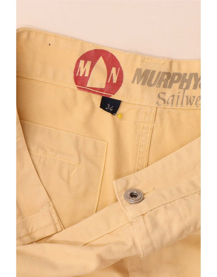 Ανδρικό σορτς chino Murphy & Nye W34 μεγάλο μπεζ βαμβακερό