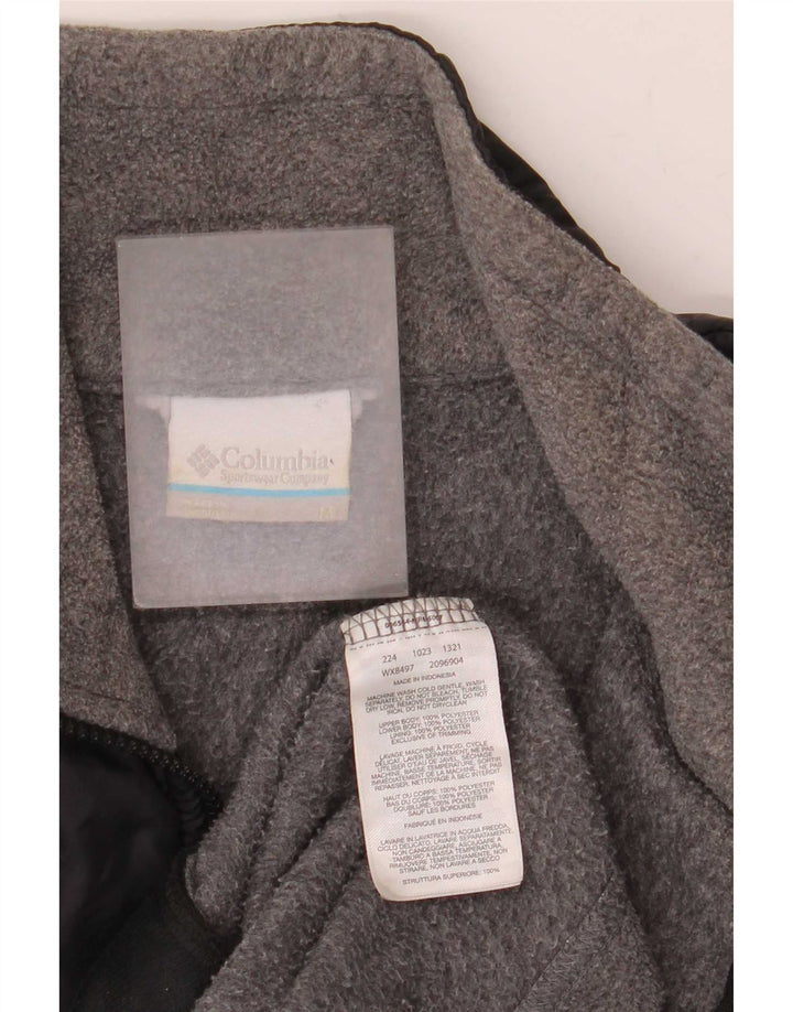 Columbia Ανδρικό Fleece Jacket UK 38 Medium Grey Colourblock Polyester