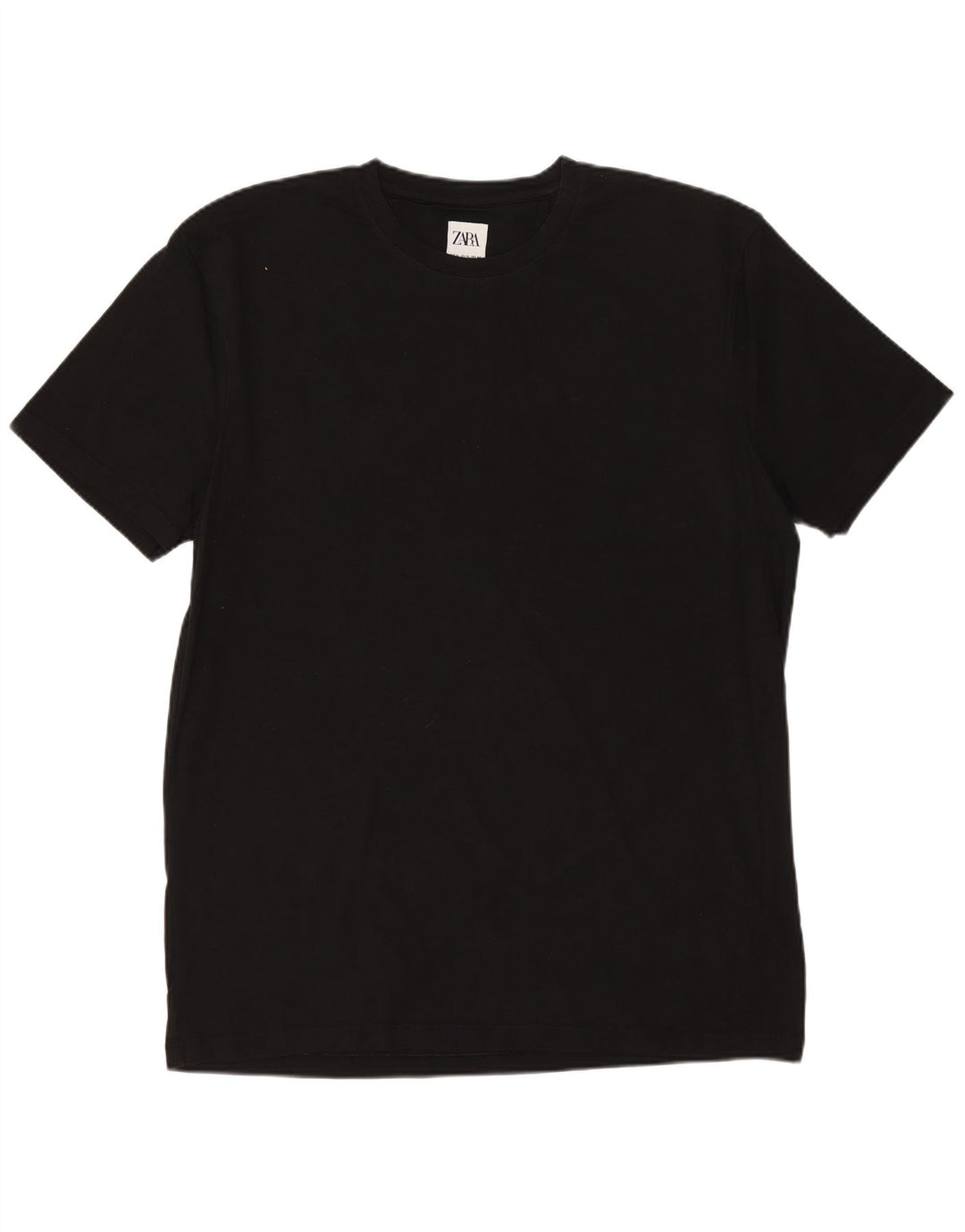 Ανδρικό T-Shirt ZARA Slim Fit Top XL Μαύρο