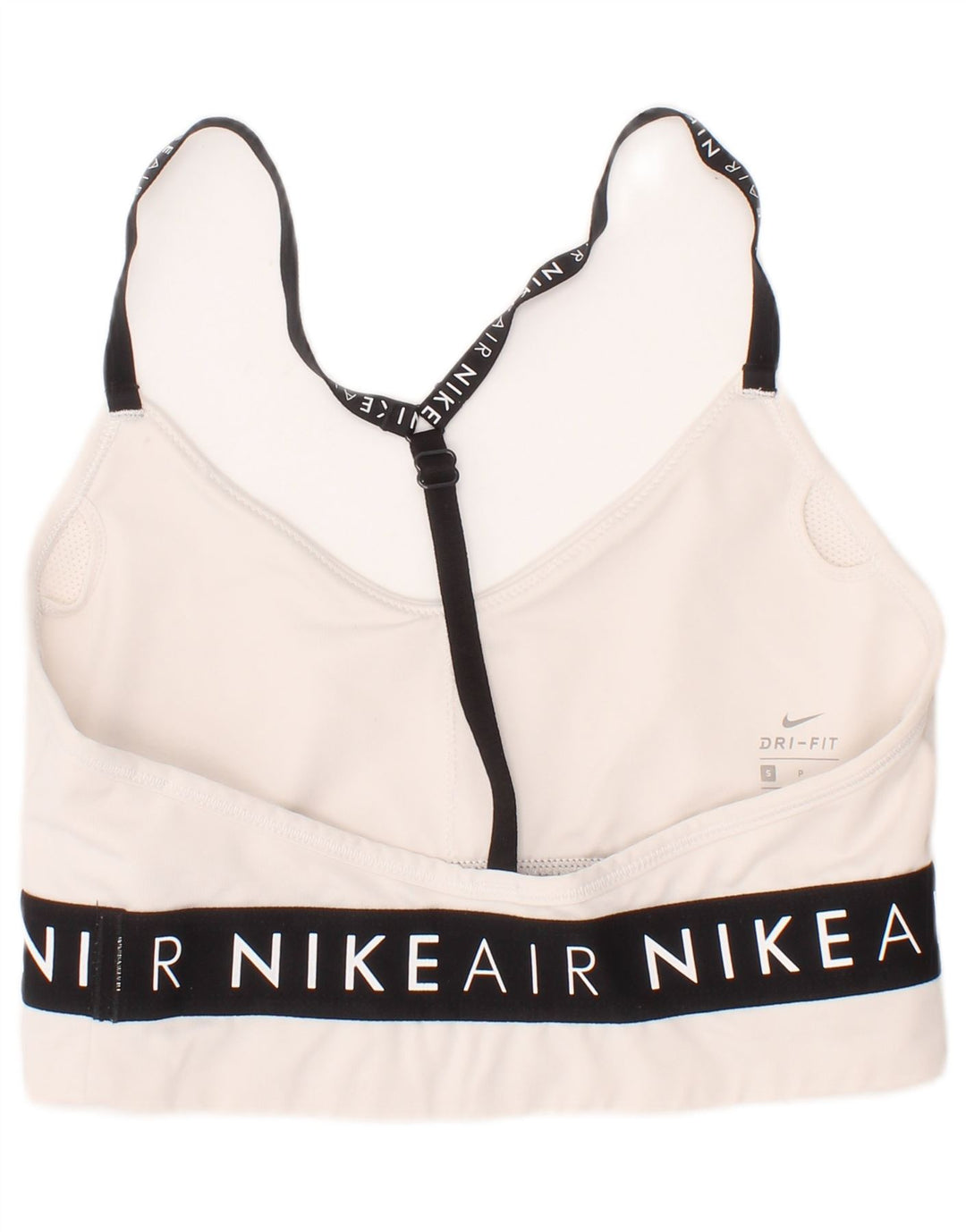 Γυναικείο γραφικό αθλητικό σουτιέν Nike Small off White Sports από πολυεστέρα