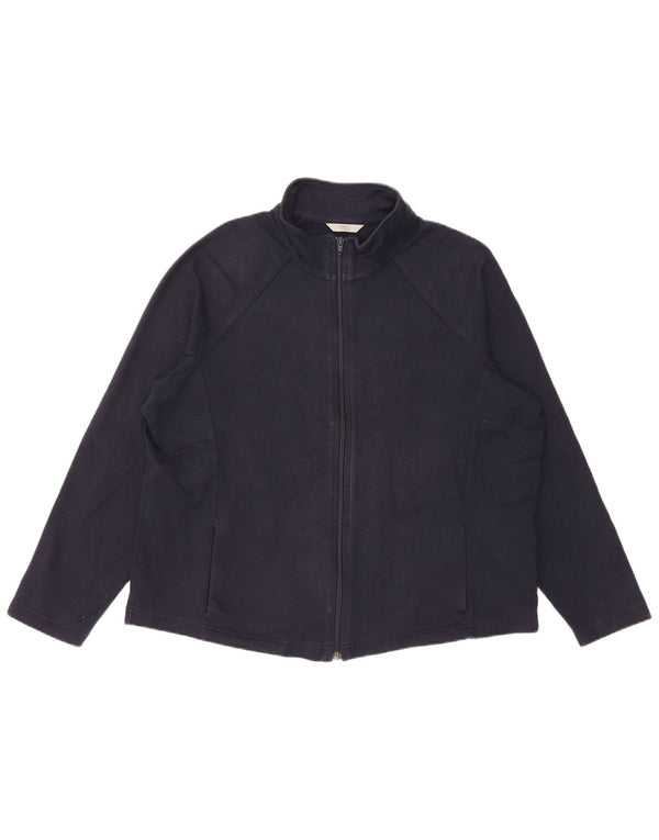 Γυναικεία αθλητική φόρμα Marks & Spencer Top Jacket UK 20 2XL Navy Blue