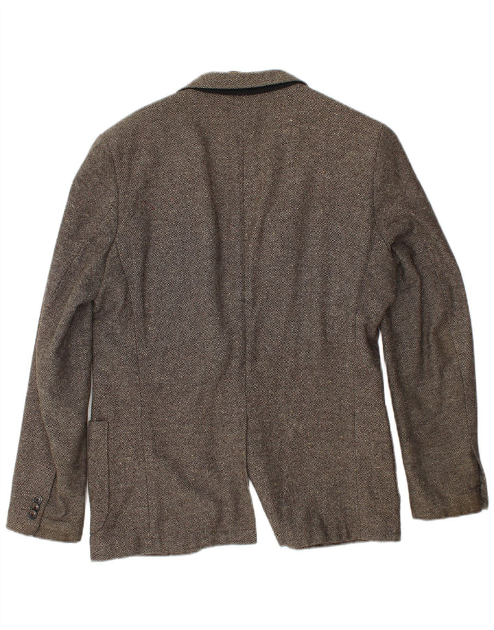 SCOTCH & SODA Ανδρικό Μπουφάν Blazer 1 Κουμπιού IT 48 Μεσαίο Καφέ