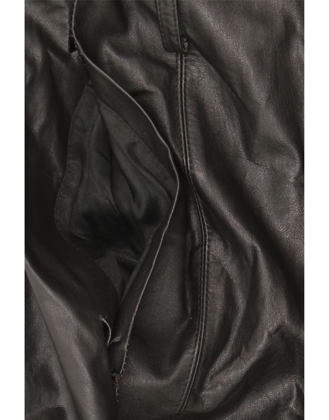 Klima Γυναικείο Δερμάτινο Παλτό UK 10 Small Black