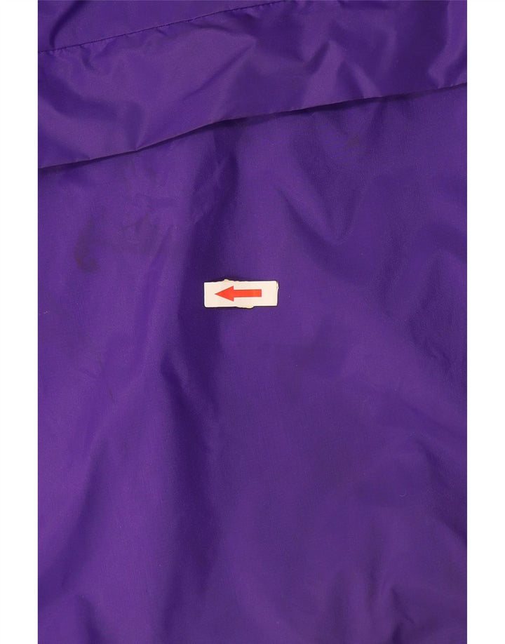 K-WAY Ανδρικό μπουφάν βροχής με κουκούλα UK 42 XL Purple Polyamide