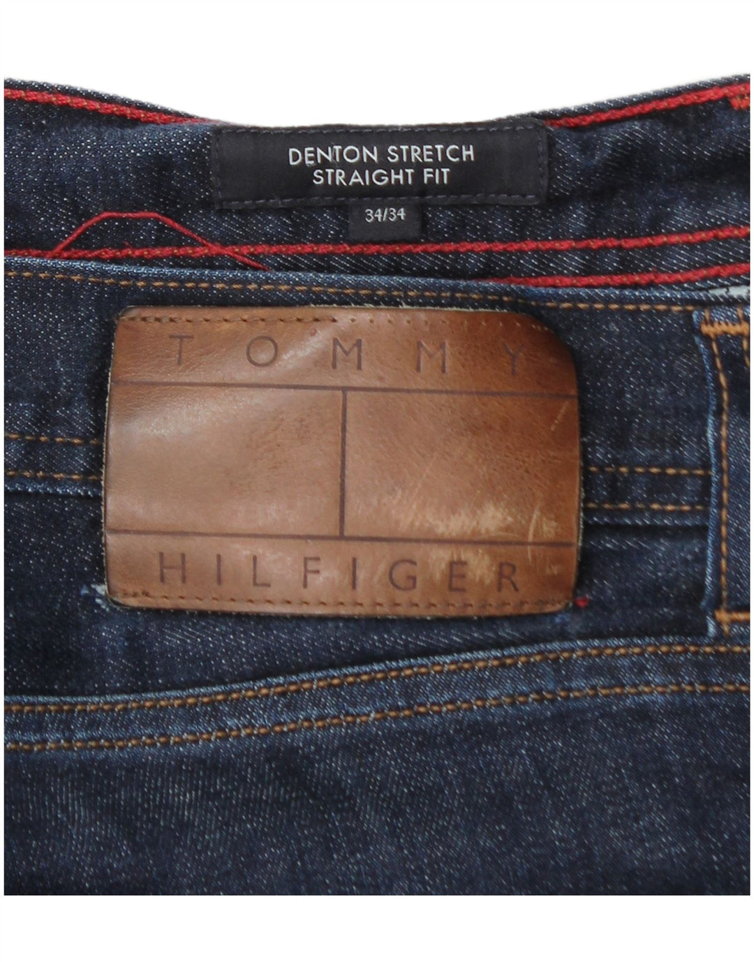 TOMMY HILFIGER Ανδρικό τζιν Denton Straight W34 L34 Navy Blue Cotton