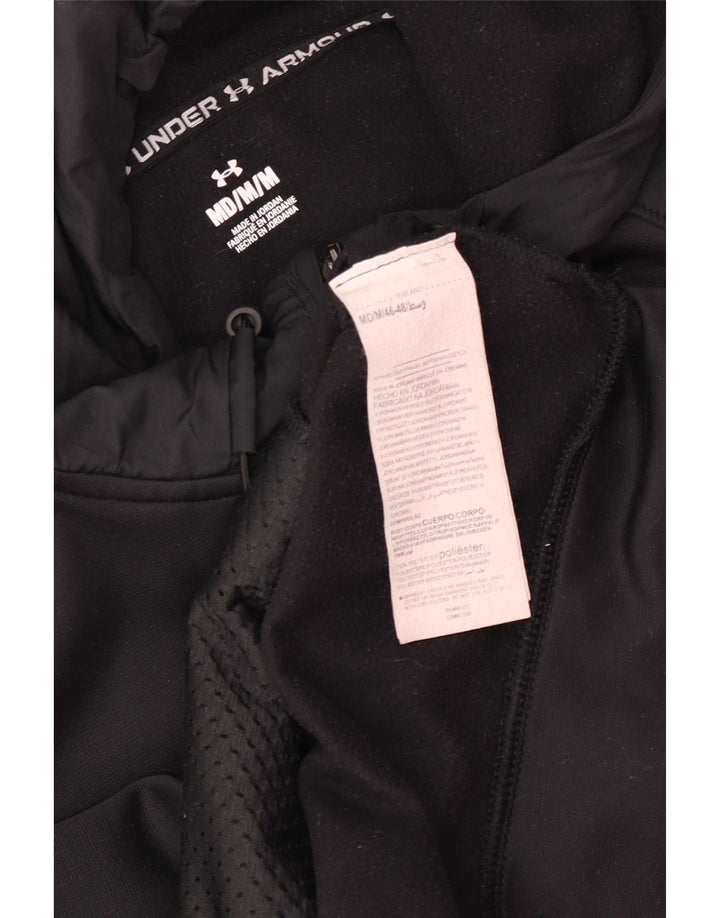 Ανδρικό πουλόβερ με κουκούλα με φερμουάρ Under Armour Μεσαίο μαύρο πολυεστέρα