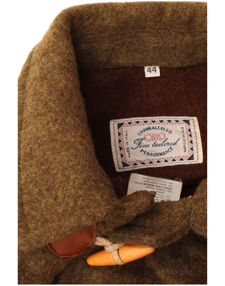 Ciao Γυναικείο παλτό Duffle με κουκούλα IT 44 Medium Khaki Wool
