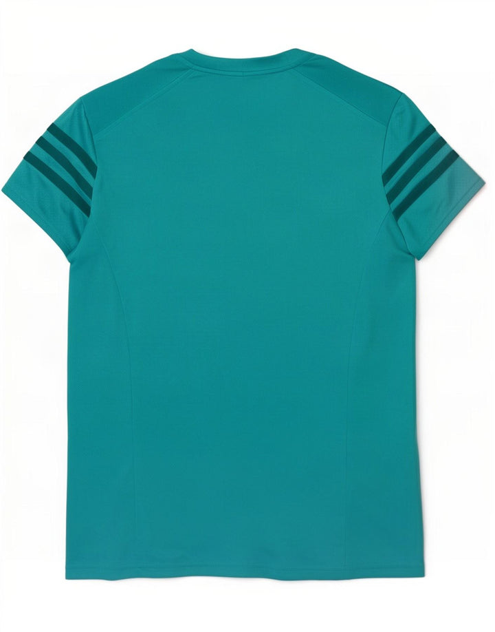 Adidas Γυναικείο T-Shirt Climalite Top UK 8/10 Small Turquoise Polyester