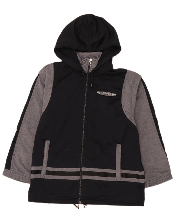 Lotto Boys φόρμα με κουκούλα Top Jacket 15-16 ετών 3XL Black Colourblock