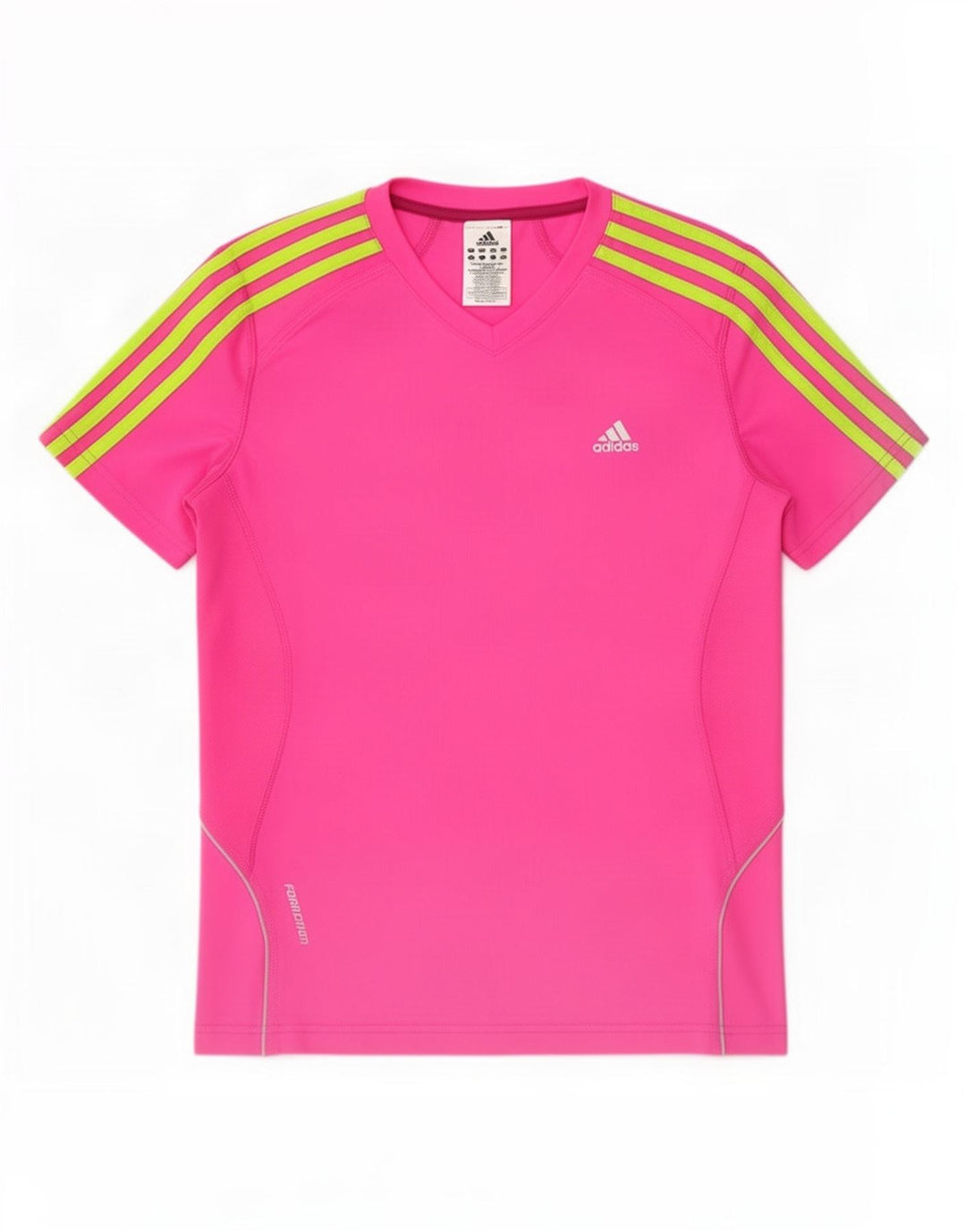 Γυναικείο T-Shirt Adidas Top UK 12 Medium Pink Polyester