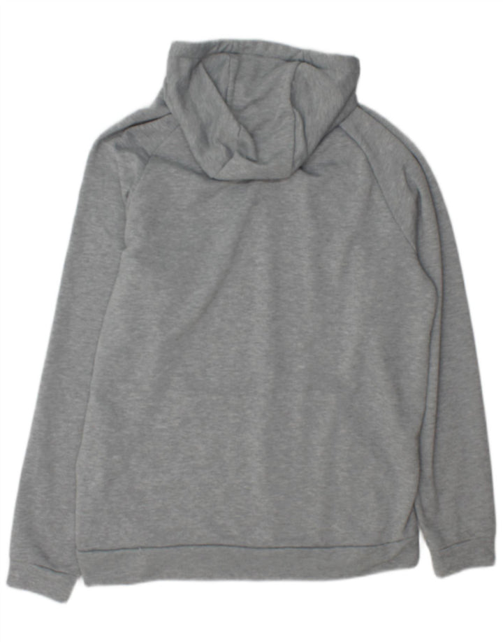 Nike ανδρικό Dri Fit Graphic Hoodie Jumper Μεγάλο γκρι πολυεστέρας