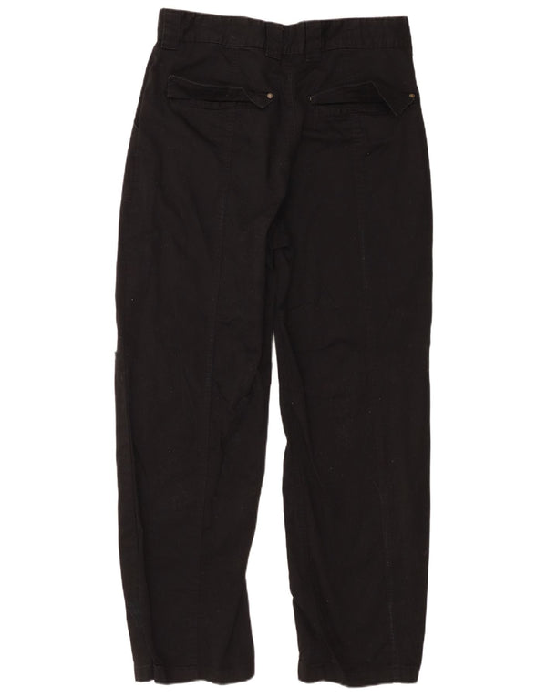 Zara Ανδρικά ταλαιπωρημένα ίσια παντελόνια EU 42 Large W32 L29 Μαύρο
