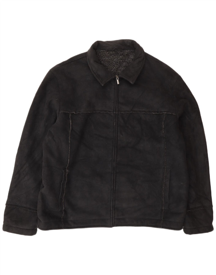 Marks & Spencer Ανδρικό μπουφάν Sherpa UK 42 XL Μαύρο