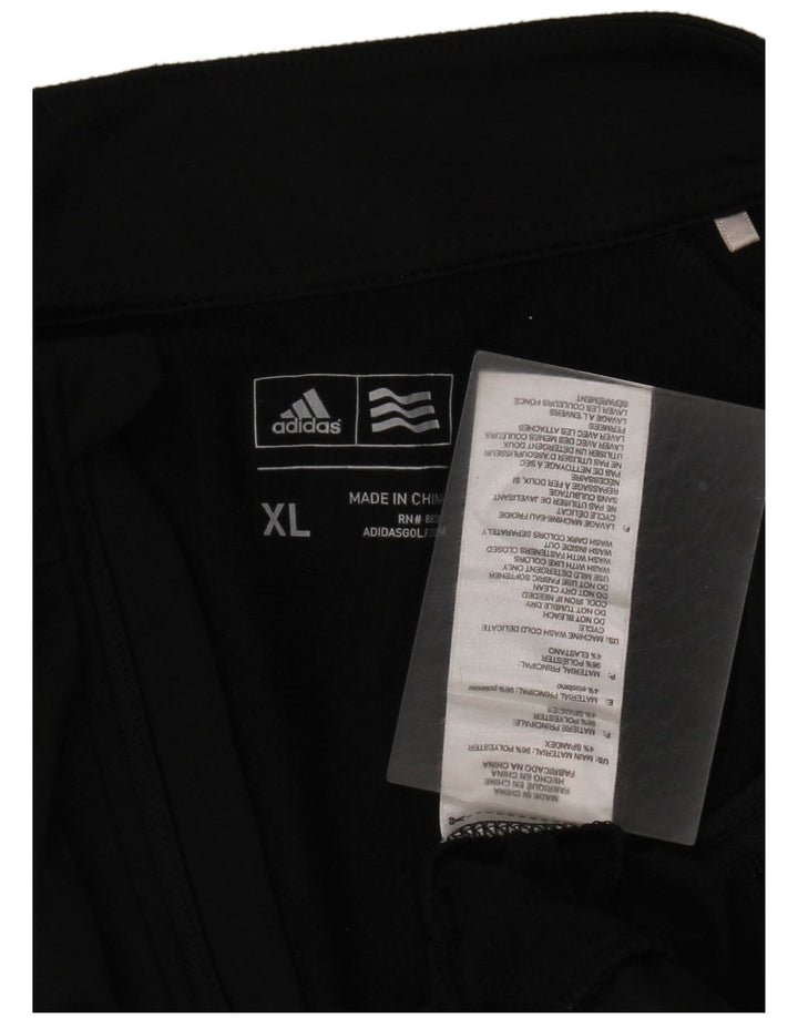 Ανδρικό φούτερ Adidas με φερμουάρ Jumper XL Μαύρο Πολυεστέρας