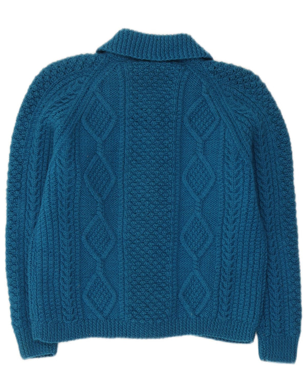 Vintage Γυναικεία Ζακέτα UK 10 Small Blue