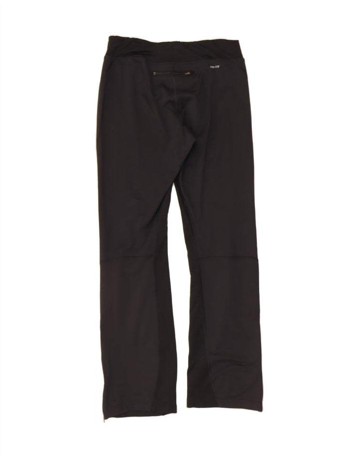 NIKE Womens Dri Fit Tracksuit Trousers UK 12 Medium  Black Polyester Vintage Nike and Second-Hand Nike from Messina Hembry 