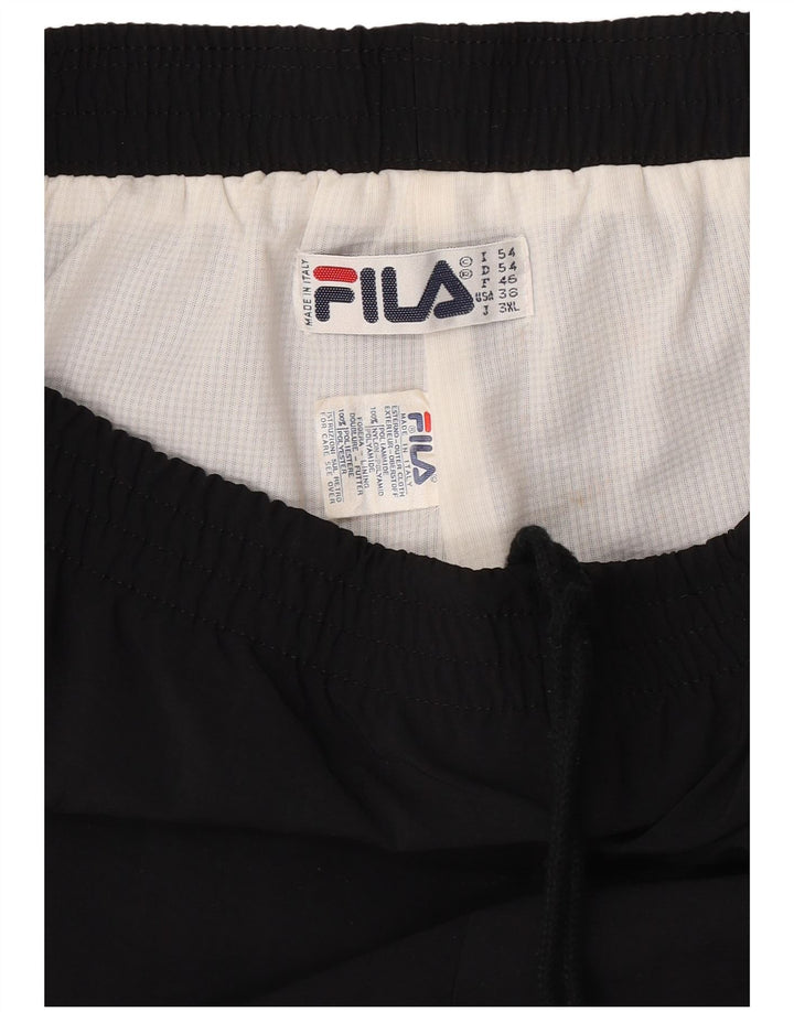 Ανδρική φόρμα Fila Παντελόνι Joggers IT 54 XL Μαύρο Πολυεστέρας