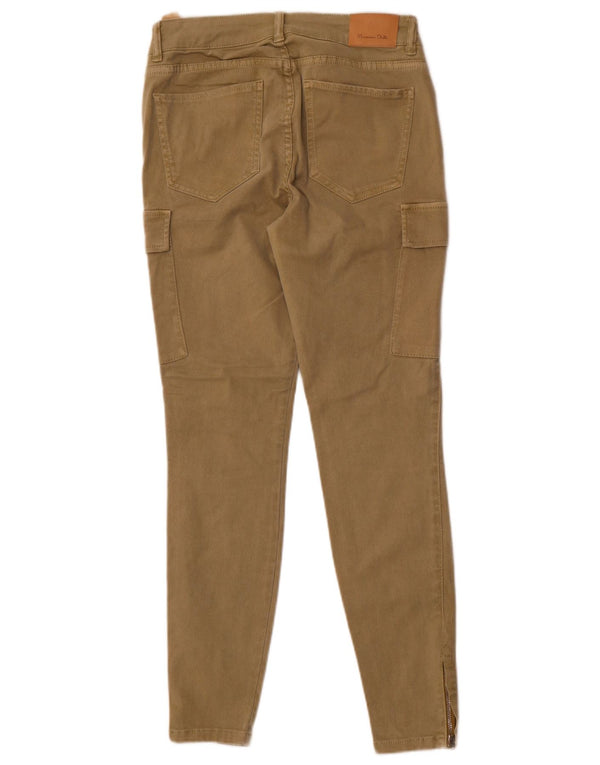 Massimo Dutti Γυναικείο Skinny Παντελόνι Cargo EU 40 Medium W30 L29 Khaki