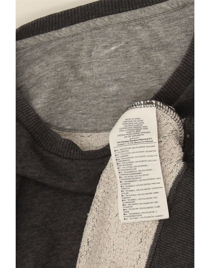 Ανδρικό φούτερ Nike Dri Fit Jumper Μεσαίο γκρι βαμβακερό
