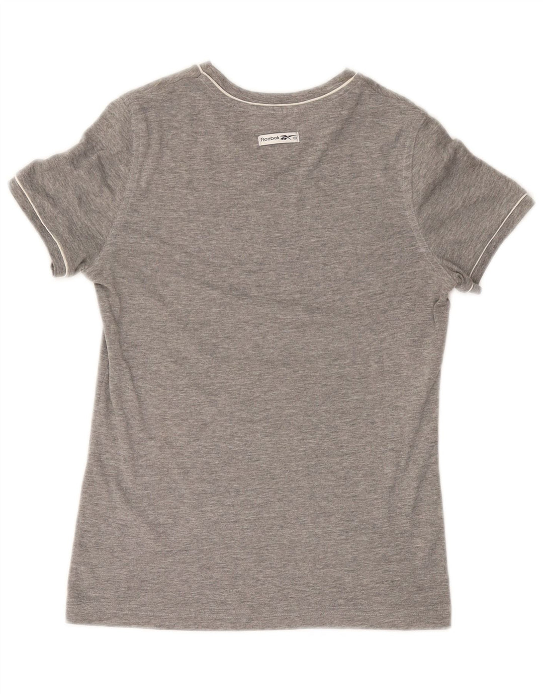 Γυναικείο γραφικό μπλουζάκι REEBOK Top UK 14 μεσαίο γκρι βαμβακερό