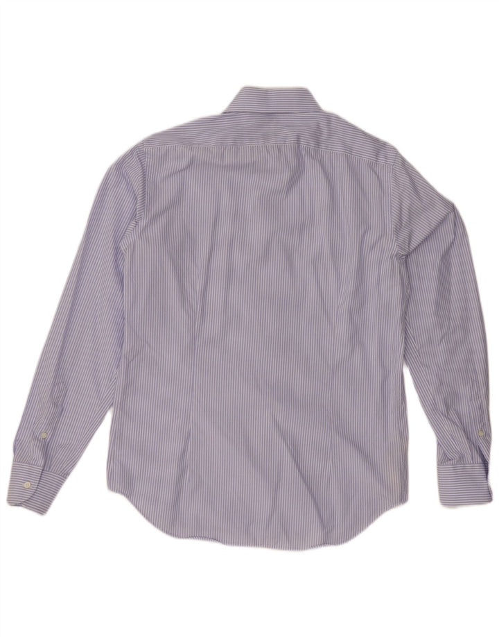 Ανδρικό πουκάμισο MASSIMO DUTTI Μέγεθος 15 38 Βαμβακερό μεσαίο μπλε ρίγες