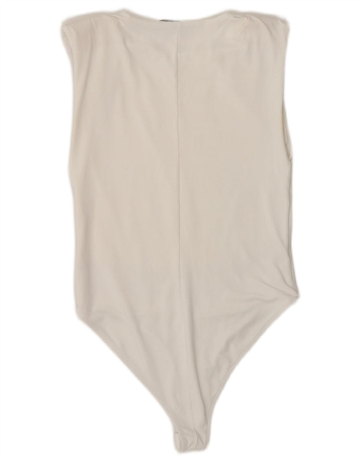 Zara γυναικείο κορμάκι UK 12 Medium White
