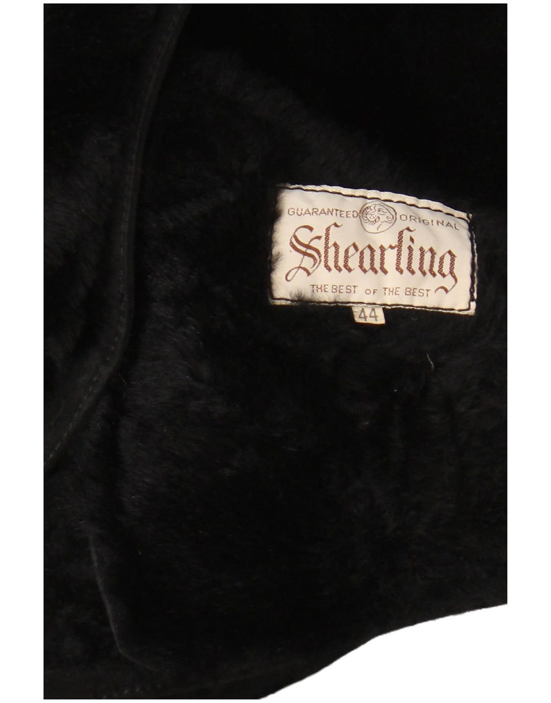 Γυναικείο Shearling Jacket VINTAGE Loose Fit IT 44 Medium Black Shearling