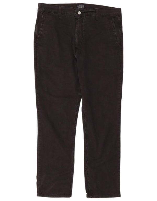 Ανδρικό παντελόνι Chino Levi's W36 L30 μαύρο βαμβακερό