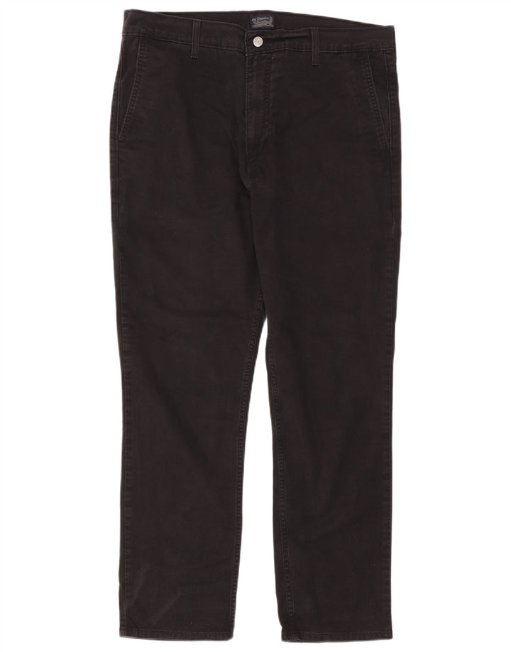 Ανδρικό παντελόνι Chino Levi's W36 L30 μαύρο βαμβακερό