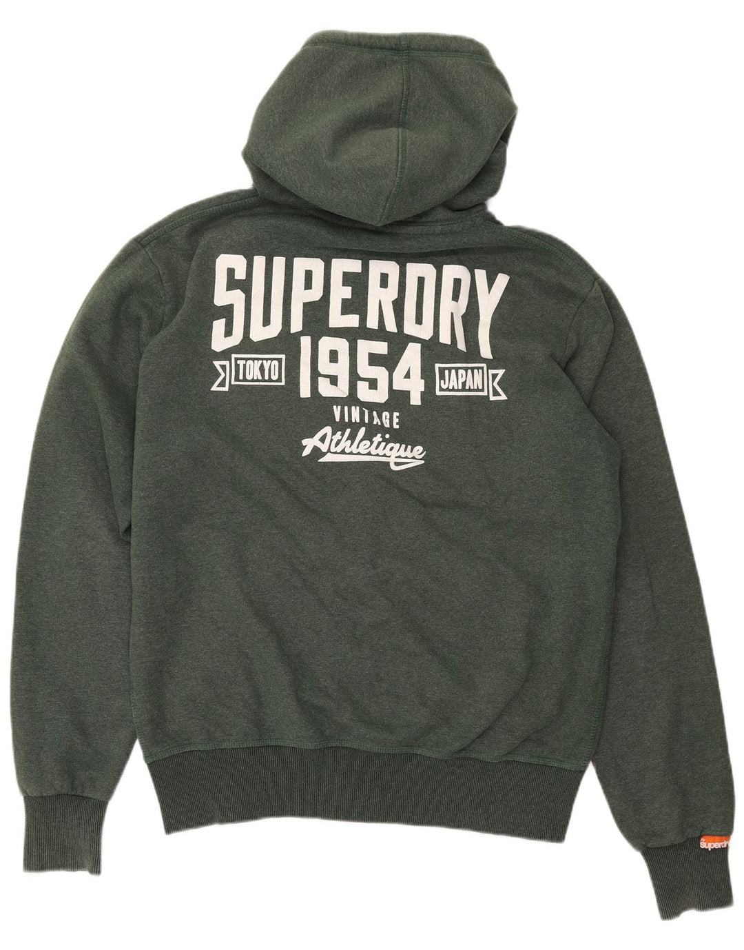 Ανδρικό πουλόβερ με κουκούλα γραφικών SUPERDRY 2XL Χακί Πολυεστέρας