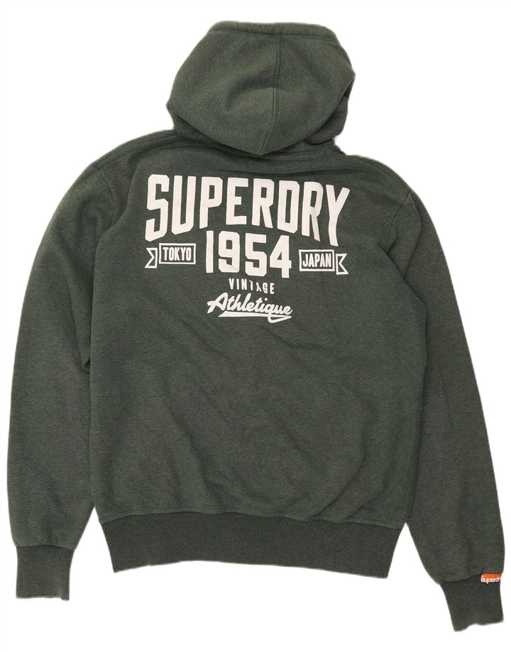 Ανδρικό πουλόβερ με κουκούλα γραφικών SUPERDRY 2XL Χακί Πολυεστέρας