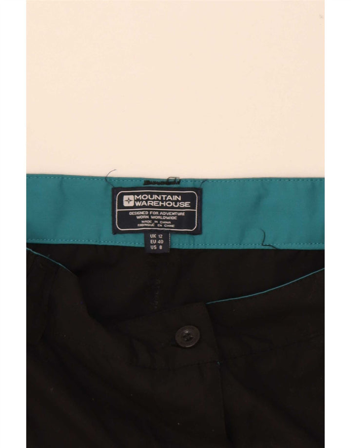 Mountain Warehouse Γυναικείο Casual Σορτς UK 12 Medium W30 Μαύρο Πολυεστέρας