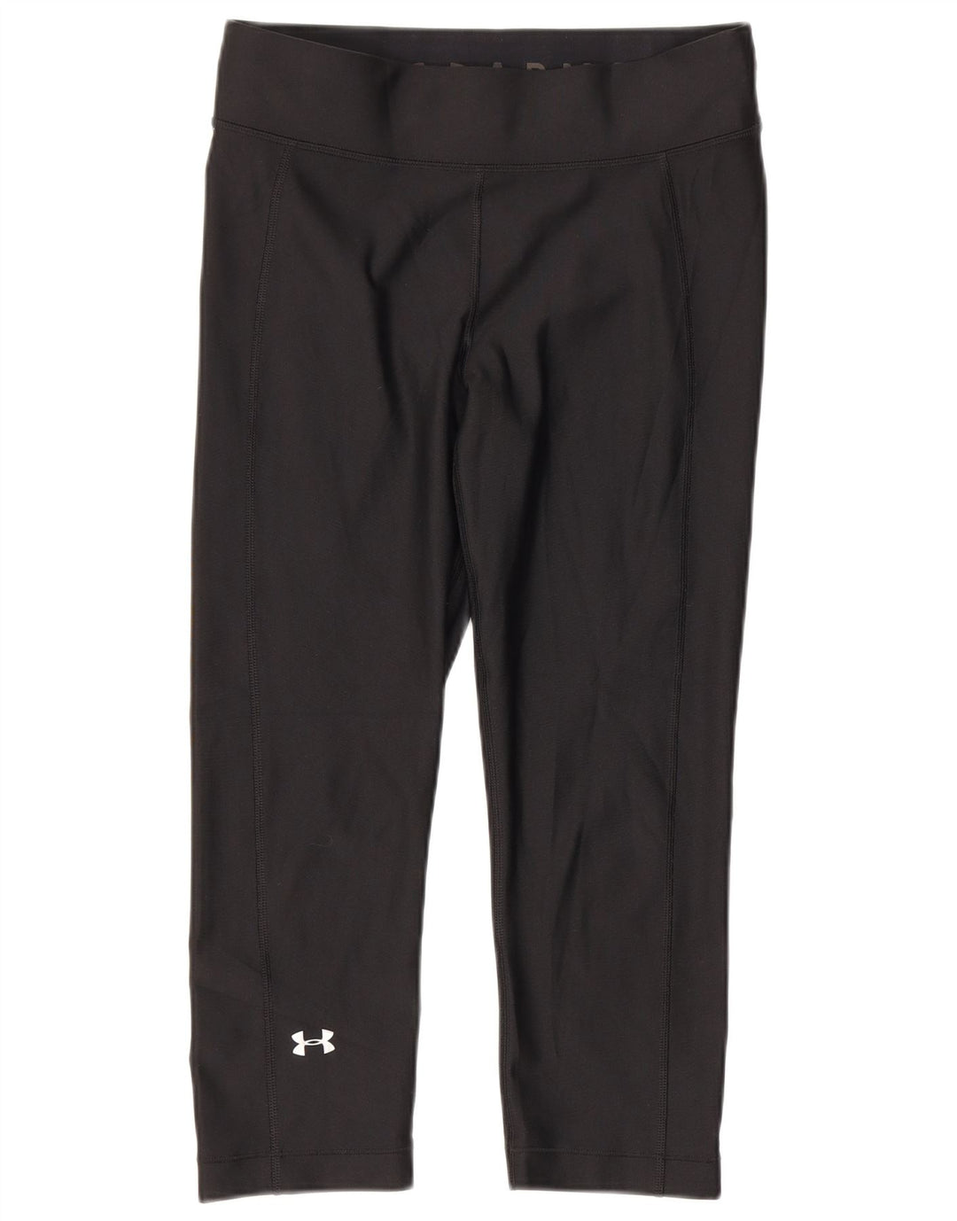Under Armour Γυναικεία Heat Gear Capri leggings UK 12 Medium Black Polyester