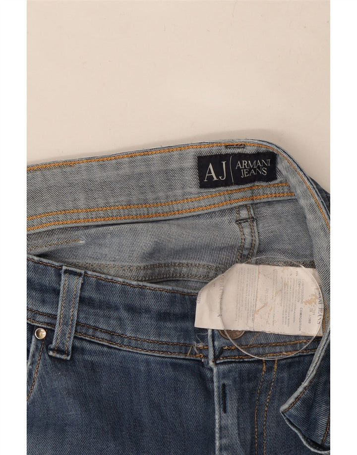 ARMANI Γυναικείο Slim Jeans W31 L34 Μπλε Βαμβακερό