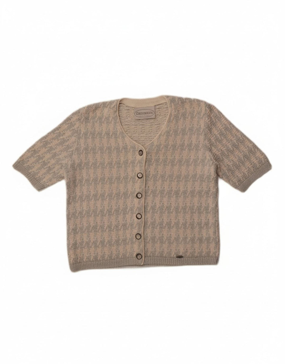 Γυναικεία ζακέτα Giesswein EU 38 Medium White Houndstooth