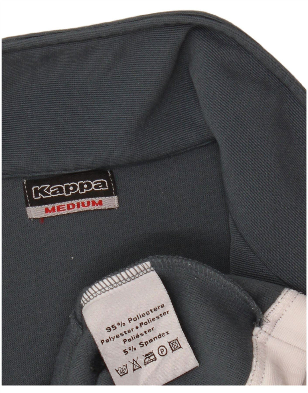 Γυναικεία αθλητική φόρμα KAPPA Top Jacket UK 14 Medium Grey Colorblock Polyester