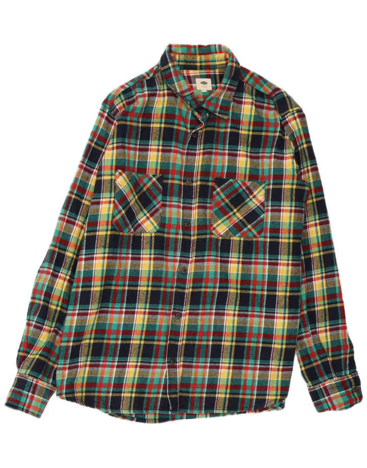 Ανδρικό Scout Flannel πουκάμισο μεγάλο πολύχρωμο βαμβακερό καρό