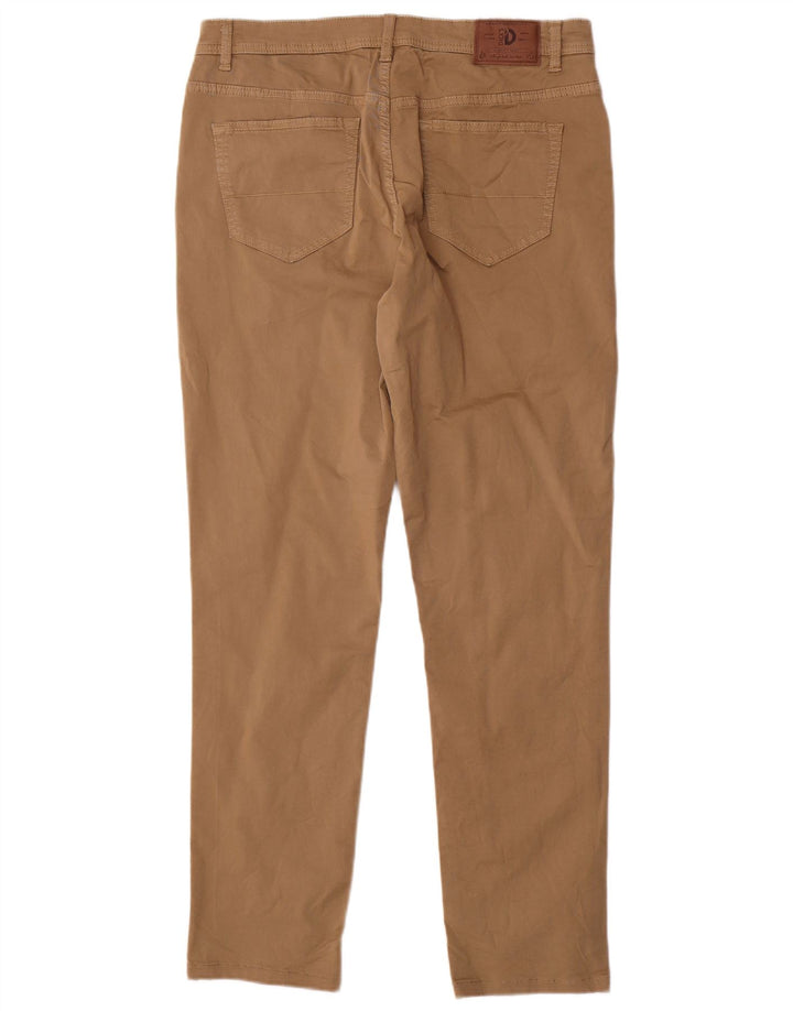 Ανδρικό παντελόνι Dack's Slim Casual IT 48 Medium W34 L31 Καφέ βαμβακερό