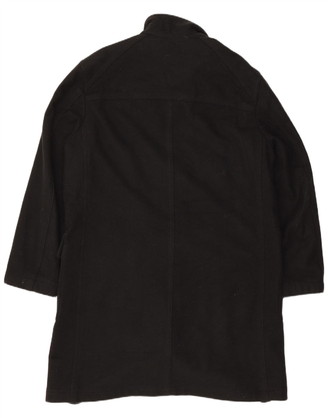 Κόκκινο της Valentino Ανδρικό παλτό Duffle IT 50 Large Black Wool