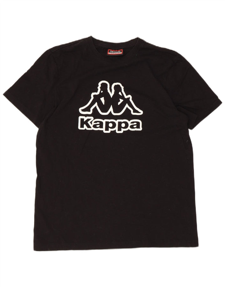 Kappa Γυναικείο T-Shirt Top UK 16 Large Black