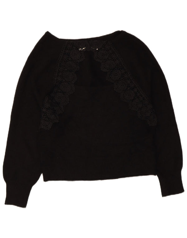 Γυναικείο πουλόβερ Oasis Boat Neck Jumper UK 16 Large Black Viscose
