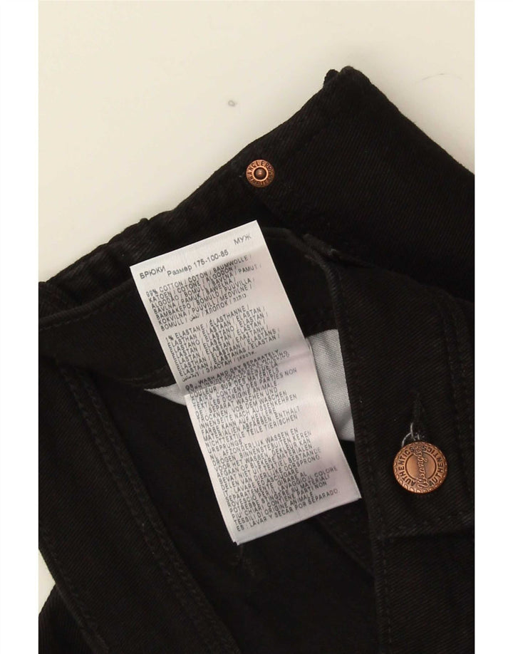 Wrangler Ανδρικό Texas Straight Jeans W34 L32 Μαύρο βαμβακερό