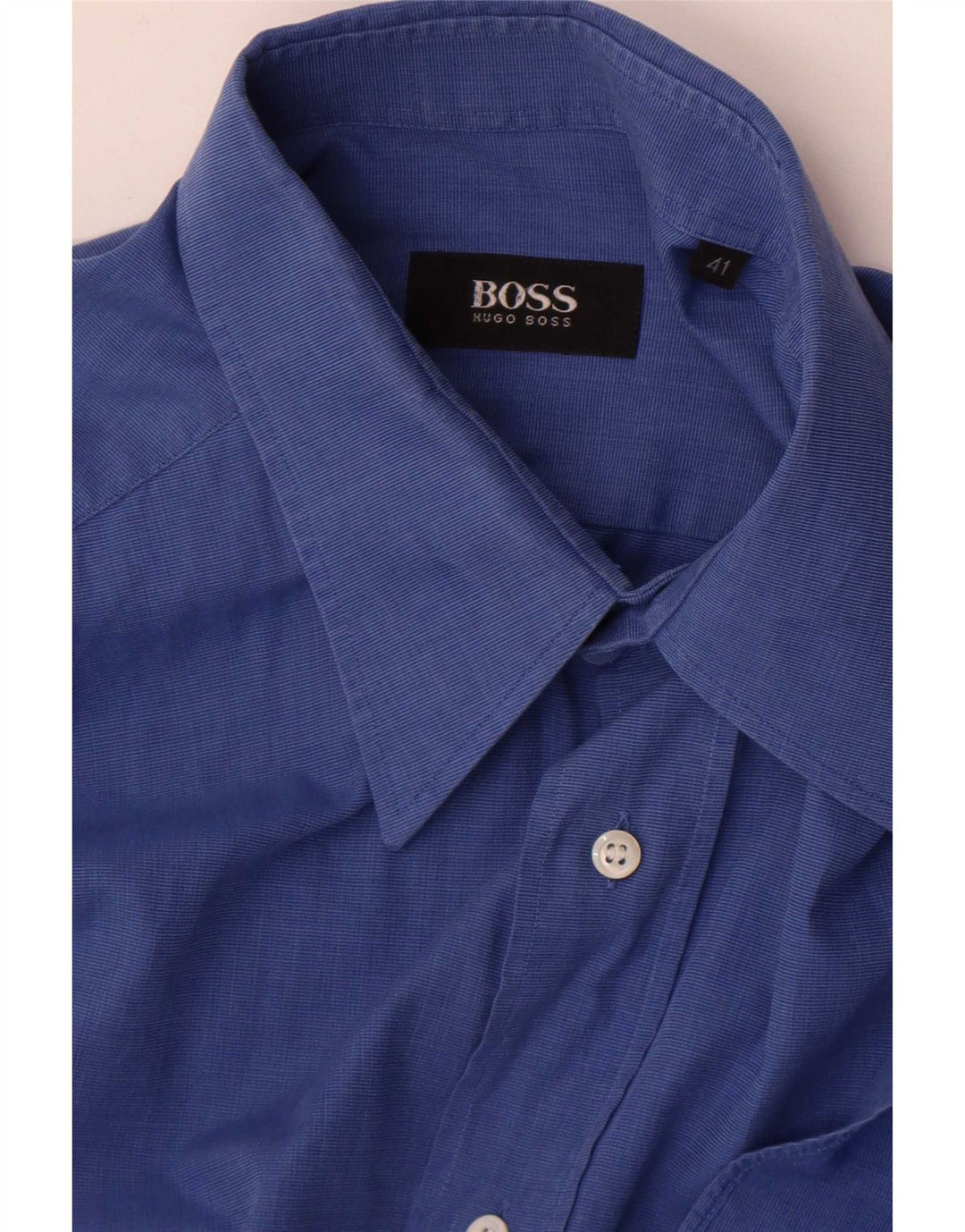 Ανδρικό πουκάμισο Hugo Boss, μέγεθος 41, μεγάλο μπλε